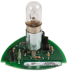 Edwards Signaling - Incandescent Lamp, Clear, Flashing, Stackable Tower Light Module - 120 VAC, 0.08 Amp, IP54, IP65 Ingress Rating, 3R, 4X NEMA Rated, Panel Mount, Pipe Mount - Exact Tooling