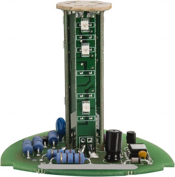 Edwards Signaling - LED Lamp, Blue, Flashing, Stackable Tower Light Module - 24 VDC, 0.06 Amp, IP54, IP65 Ingress Rating, 3R, 4X NEMA Rated, Panel Mount, Pipe Mount - Exact Tooling