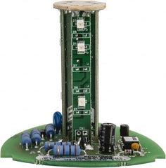 Edwards Signaling - LED Lamp, Blue, Flashing, Stackable Tower Light Module - 120 VAC, 0.02 Amp, IP54, IP65 Ingress Rating, 3R, 4X NEMA Rated, Panel Mount, Pipe Mount - Exact Tooling