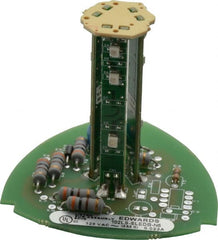 Edwards Signaling - LED Lamp, Blue, Steady, Stackable Tower Light Module - 120 VAC, 0.02 Amp, IP54, IP65 Ingress Rating, 3R, 4X NEMA Rated, Panel Mount, Pipe Mount - Exact Tooling