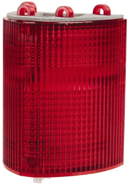 Edwards Signaling - Red, Panel and Pipe Mount, Visible Signal Replacement Lens Housing - 3R, 4X NEMA Rated, For Use with 102 Series Stacklights - Exact Tooling