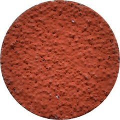 3M - 1" Disc Diam, 50 Grit, Ceramic Quick Change Disc - Type R Attaching System, Coated, Orange, Coarse Grade, 30,000 RPM, 777F Series - Exact Tooling