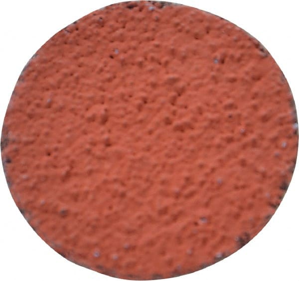 3M - 1" Disc Diam, 60 Grit, Ceramic Quick Change Disc - Type R Attaching System, Coated, Orange, Medium Grade, 30,000 RPM, 777F Series - Exact Tooling