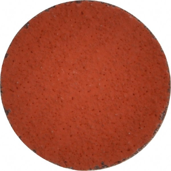 3M - 1-1/2" Disc Diam, 50 Grit, Ceramic Quick Change Disc - Type R Attaching System, Coated, Orange, Coarse Grade, 30,000 RPM, 777F Series - Exact Tooling