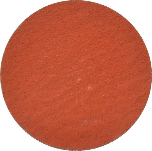 3M - 2" Disc Diam, 100 Grit, Ceramic Alumina Quick Change Disc - Type R Attaching System, Coated, Orange, Fine Grade, 25,000 RPM, 777F Series - Exact Tooling