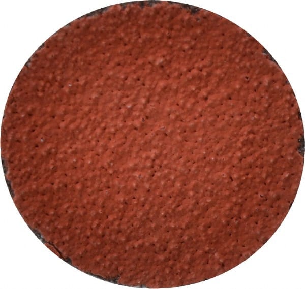 3M - 1-1/2" Disc Diam, 60 Grit, Ceramic Quick Change Disc - Type S Attaching System, Coated, Orange, Medium Grade, 30,000 RPM, 777F Series - Exact Tooling