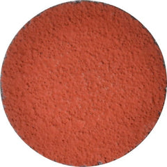 3M - 2" Disc Diam, 50 Grit, Ceramic Quick Change Disc - Type S Attaching System, Coated, Orange, Coarse Grade, 25,000 RPM, 777F Series - Exact Tooling