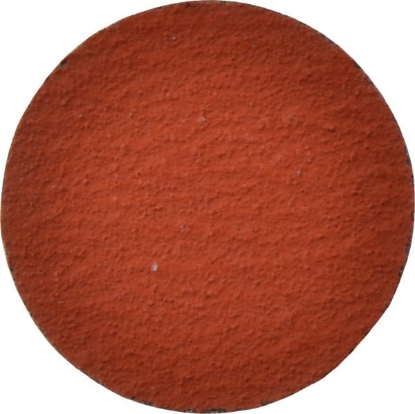 3M - 2" Disc Diam, 80 Grit, Ceramic Quick Change Disc - Type S Attaching System, Coated, Orange, Medium Grade, 25,000 RPM, 777F Series - Exact Tooling