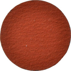 3M - 2" Disc Diam, 80 Grit, Ceramic Quick Change Disc - Type S Attaching System, Coated, Orange, Medium Grade, 25,000 RPM, 777F Series - Exact Tooling