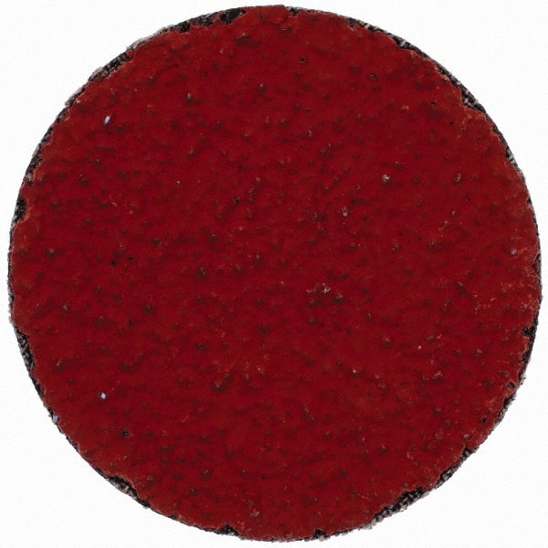 3M - 2" Disc Diam, 36 Grit, Ceramic Quick Change Disc - Type P Attaching System, Coated, Orange, Very Coarse Grade, 25,000 RPM, 777F Series - Exact Tooling