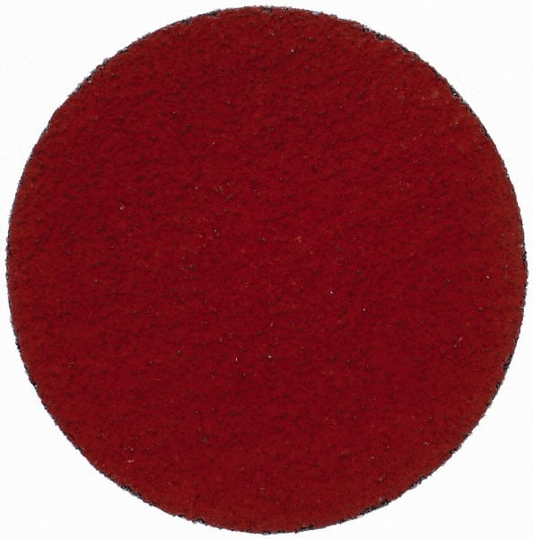 3M - 3" Disc Diam, 50 Grit, Ceramic Quick Change Disc - Type P Attaching System, Coated, Orange, Coarse Grade, 20,000 RPM, 777F Series - Exact Tooling