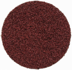 3M - 1" Disc Diam, 60 Grit, Ceramic Quick Change Disc - Type R Attaching System, Coated, Brown, Medium Grade, 30,000 RPM, 963G Series - Exact Tooling