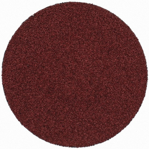 3M - 3" Disc Diam, 50 Grit, Ceramic Quick Change Disc - Type S Attaching System, Coated, Brown, Coarse Grade, 20,000 RPM, 963G Series - Exact Tooling