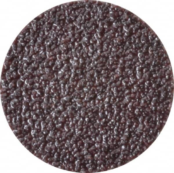 3M - 1" Disc Diam, 60 Grit, Aluminum Oxide Quick Change Disc - Type R Attaching System, Coated, Brown, Medium Grade, 30,000 RPM, 361F Series - Exact Tooling
