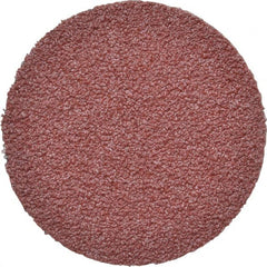 3M - 1" Disc Diam, 120 Grit, Aluminum Oxide Quick Change Disc - Type R Attaching System, Coated, Brown, Fine Grade, 30,000 RPM, 361F Series - Exact Tooling