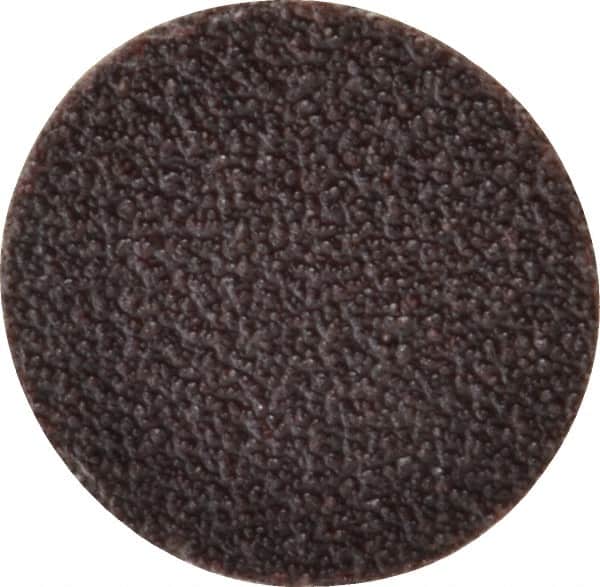 3M - 1-1/2" Disc Diam, 50 Grit, Aluminum Oxide Quick Change Disc - Type R Attaching System, Coated, Brown, Coarse Grade, 30,000 RPM, 361F Series - Exact Tooling