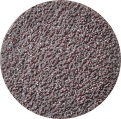 3M - 3" Disc Diam, 24 Grit, Aluminum Oxide Quick Change Disc - Type R Attaching System, Coated, Brown, Very Coarse Grade, 20,000 RPM, 361F Series - Exact Tooling