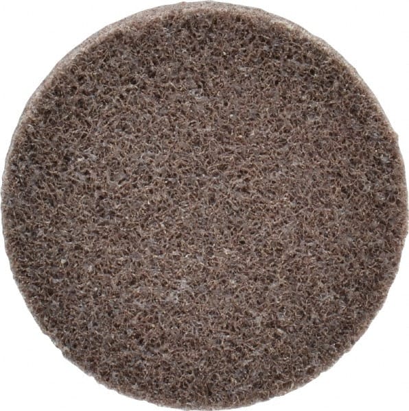 3M - 2" Disc Diam, Aluminum Oxide Quick Change Disc - Type R Attaching System, Nonwoven, Tan, Medium Grade, 22,100 RPM - Exact Tooling