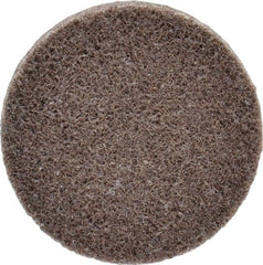 3M - 2" Disc Diam, Aluminum Oxide Quick Change Disc - Type R Attaching System, Nonwoven, Tan, Medium Grade, 22,100 RPM - Exact Tooling