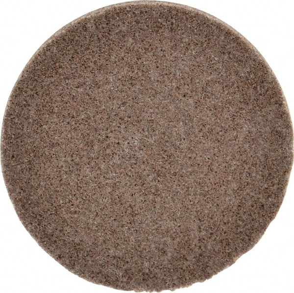 3M - 3" Disc Diam, Aluminum Oxide Quick Change Disc - Type R Attaching System, Nonwoven, Tan, Medium Grade, 15,100 RPM - Exact Tooling