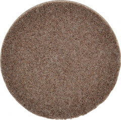 3M - 3" Disc Diam, Aluminum Oxide Quick Change Disc - Type R Attaching System, Nonwoven, Tan, Medium Grade, 15,100 RPM - Exact Tooling