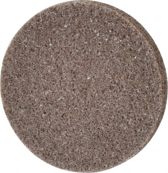 3M - 2" Disc Diam, Aluminum Oxide Quick Change Disc - Type S Attaching System, Nonwoven, Tan, Medium Grade, 22,100 RPM - Exact Tooling