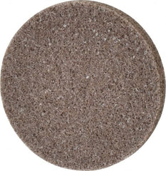 3M - 2" Disc Diam, Aluminum Oxide Quick Change Disc - Type S Attaching System, Nonwoven, Tan, Medium Grade, 22,100 RPM - Exact Tooling