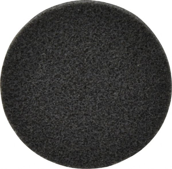 3M - 3" Disc Diam, Silicon Carbide Quick Change Disc - Type S Attaching System, Nonwoven, Gray, Fine Grade, 15,100 RPM - Exact Tooling