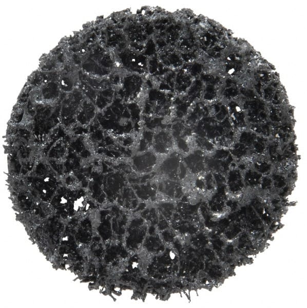 3M - 2" Disc Diam, Silicon Carbide Quick Change Disc - Type R Attaching System, Nonwoven, Black, Very Coarse Grade, 18,000 RPM - Exact Tooling