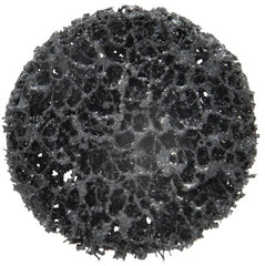 3M - 2" Disc Diam, Silicon Carbide Quick Change Disc - Type R Attaching System, Nonwoven, Black, Very Coarse Grade, 18,000 RPM - Exact Tooling