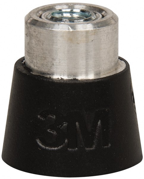 3M - 1" Diam Quick-Change Type P Disc Backing Pad - Medium Density, 30,000 RPM, Roloc TP Compatible - Exact Tooling