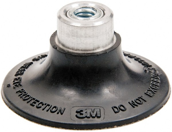 3M - 2" Diam Quick-Change Type P Disc Backing Pad - Medium Density, 25,000 RPM, Roloc TP Compatible - Exact Tooling