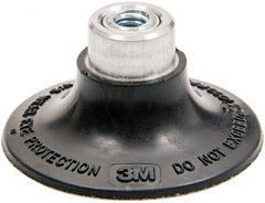 3M - 2" Diam Quick-Change Type P Disc Backing Pad - Medium Density, 25,000 RPM, Roloc TP Compatible - Exact Tooling
