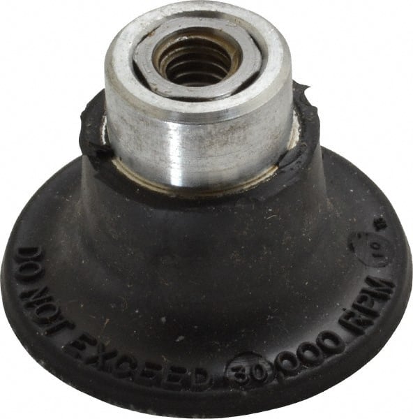 3M - 1-1/2" Diam Quick-Change Type R Disc Backing Pad - Soft Density, 30,000 RPM, Roloc TR Compatible - Exact Tooling