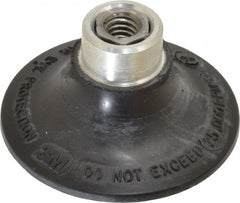 3M - 2" Diam Quick-Change Type R Disc Backing Pad - Extra Hard Density, 25,000 RPM, Roloc Compatible - Exact Tooling