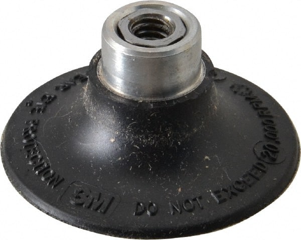 3M - 2" Diam Quick-Change Type R Disc Backing Pad - Soft Density, 25,000 RPM, Roloc TR Compatible - Exact Tooling