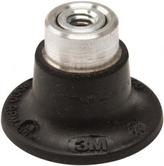 3M - 1-1/2" Diam Quick-Change Type S Disc Backing Pad - Medium Density, 30,000 RPM, Roloc TS Compatible - Exact Tooling