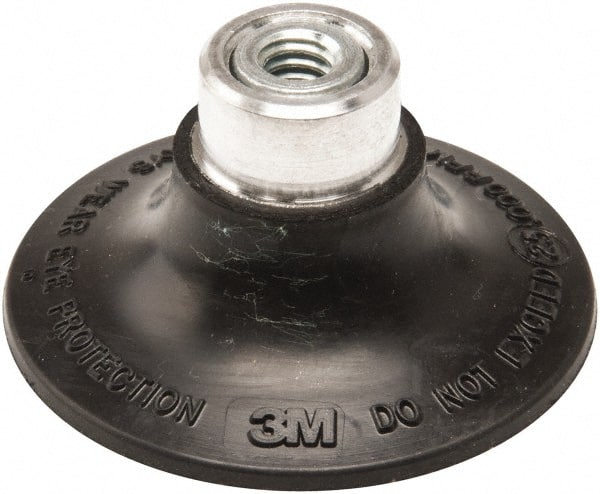 3M - 2" Diam Quick-Change Type S Disc Backing Pad - Medium Density, 25,000 RPM, Roloc TS Compatible - Exact Tooling