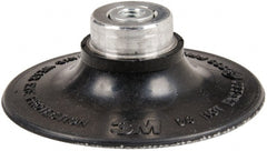 3M - 3" Diam Quick-Change Type S Disc Backing Pad - Medium Density, 18,000 RPM, Roloc TS Compatible - Exact Tooling