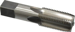 Reiff & Nestor - 1/2-14 NPSF Thread, 4 Flute Standard Pipe Tap - 3-1/8" OAL, 1-3/8" Thread Length, 11/16" Shank Diam, Bright Finish, High Speed Steel - Exact Tooling