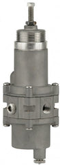 ARO/Ingersoll-Rand - 1/4" NPT Port 1 Piece Filter/Regulator FRL Unit - Stainless Steel Bowl, 20 SCFM, 250 Max psi, 8.35" High, Manual Drain - Exact Tooling