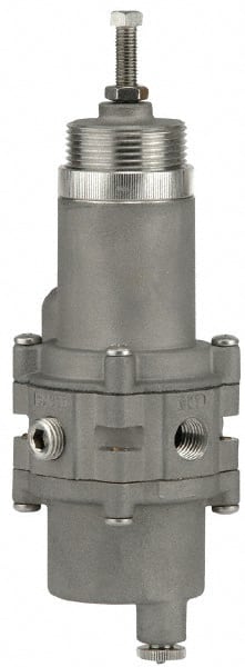 ARO/Ingersoll-Rand - 1/4" NPT Port 1 Piece Filter/Regulator FRL Unit - Stainless Steel Bowl, 20 SCFM, 250 Max psi, 8.35" High, Manual Drain - Exact Tooling