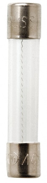 Cooper Bussmann - 250 VAC, 32 VDC, 0.1 Amp, Time Delay Miniature Glass Fuse - 1-1/4" OAL, 1/4" Diam - Exact Tooling