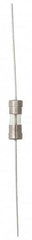Cooper Bussmann - 250 VAC, 32 VDC, 0.25 Amp, Time Delay Miniature Glass Fuse - 15mm OAL, 10 at 125 V kA Rating, 5mm Diam - Exact Tooling