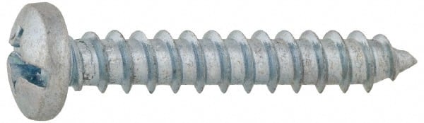 Value Collection - #10 Pan Head Phillips Sheet Metal Screw - Steel, 3/4" Length Under Head, Grade 2 - Exact Tooling