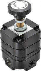 ARO/Ingersoll-Rand - 1/4 NPT Port, 14 CFM, Zinc Precision Constant Bleed Regulator - 2 to 120 psi Range, 150 Max psi Supply Pressure, 1/4" Gauge Port Thread, 2.12" Wide x 4.55" High - Exact Tooling