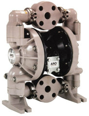 ARO/Ingersoll-Rand - 1-1/2" NPT, Nonmetallic, Air Operated Diaphragm Pump - Santoprene Diaphragm, Polypropylene Housing - Exact Tooling