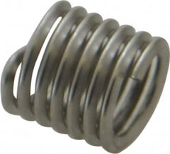 Recoil - 5/16-18 UNC, 0.469" OAL, Free Running Helical Insert - 6-5/8 Free Coils, Tanged, Stainless Steel, 1-1/2D Insert Length - Exact Tooling