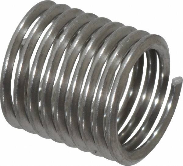 Recoil - 5/16-24 UNF, 0.469" OAL, Free Running Helical Insert - 8-7/8 Free Coils, Tanged, Stainless Steel, 1-1/2D Insert Length - Exact Tooling