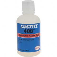 Loctite - 16 oz Bottle Clear Instant Adhesive - 408 1 LB BOTTLE PRISM INSTANT ADHESIVE - Exact Tooling